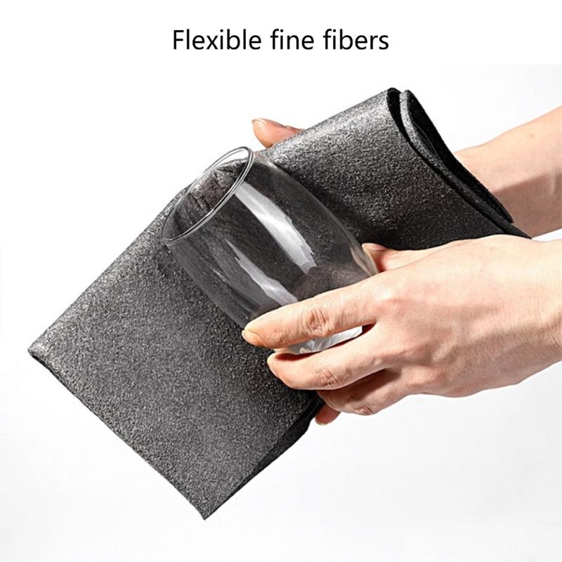 Set of 10 Soft Microfiber Cleaning Towel Thickened Magic Cleaning Cloths Absorbent Window Cleaning Towel No Streak