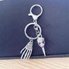 Stylish Bird Head Keychain Skull Claw Key Chain Creative Souvenir for Women Men Easily Attaching to Keys Backpacks