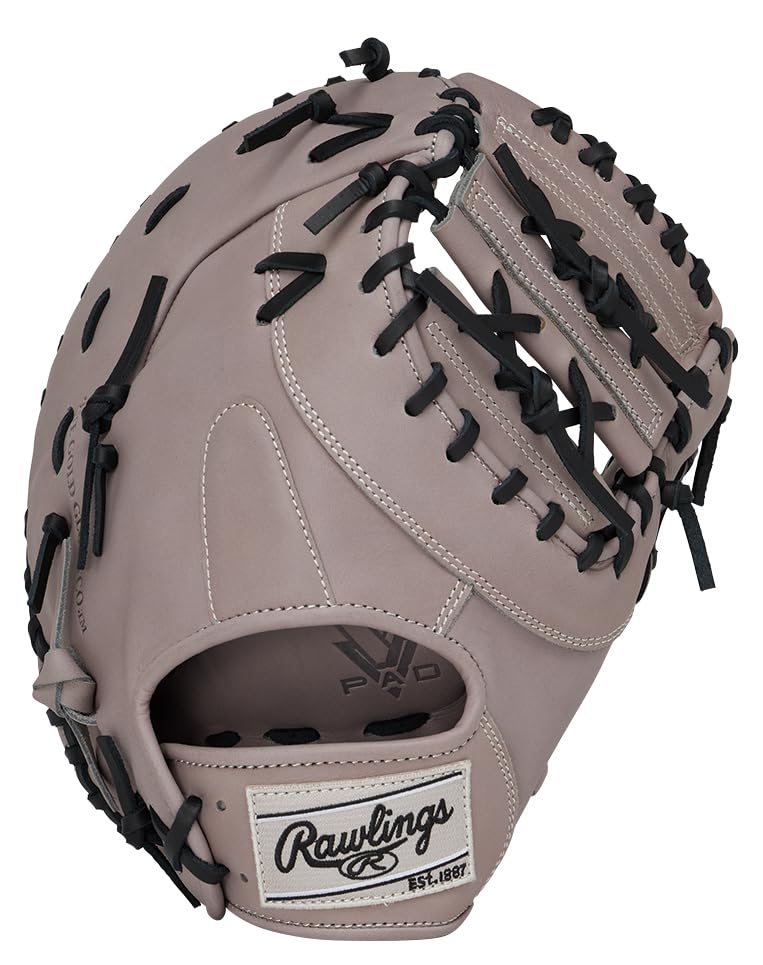 

Rawlings HYPER TECH R2G GR5FHTM53 Baseball First Throw Glove, Soft, Base, Gray, 11.75 inches, Left-Handed серый