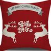 Federa Cuscino con Stampa Natalizia Decorazione Soggiorno Casa Babbo Natale Abbraccio Nuovo Divano Cuscino di Natale