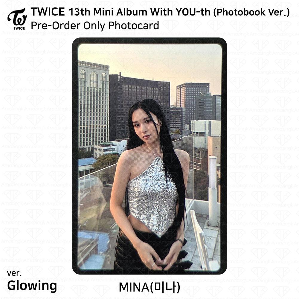Twice 13th Mini Album With YOU-th Youth Photocard Poster Film Sticker Mina KPOP K-POP
