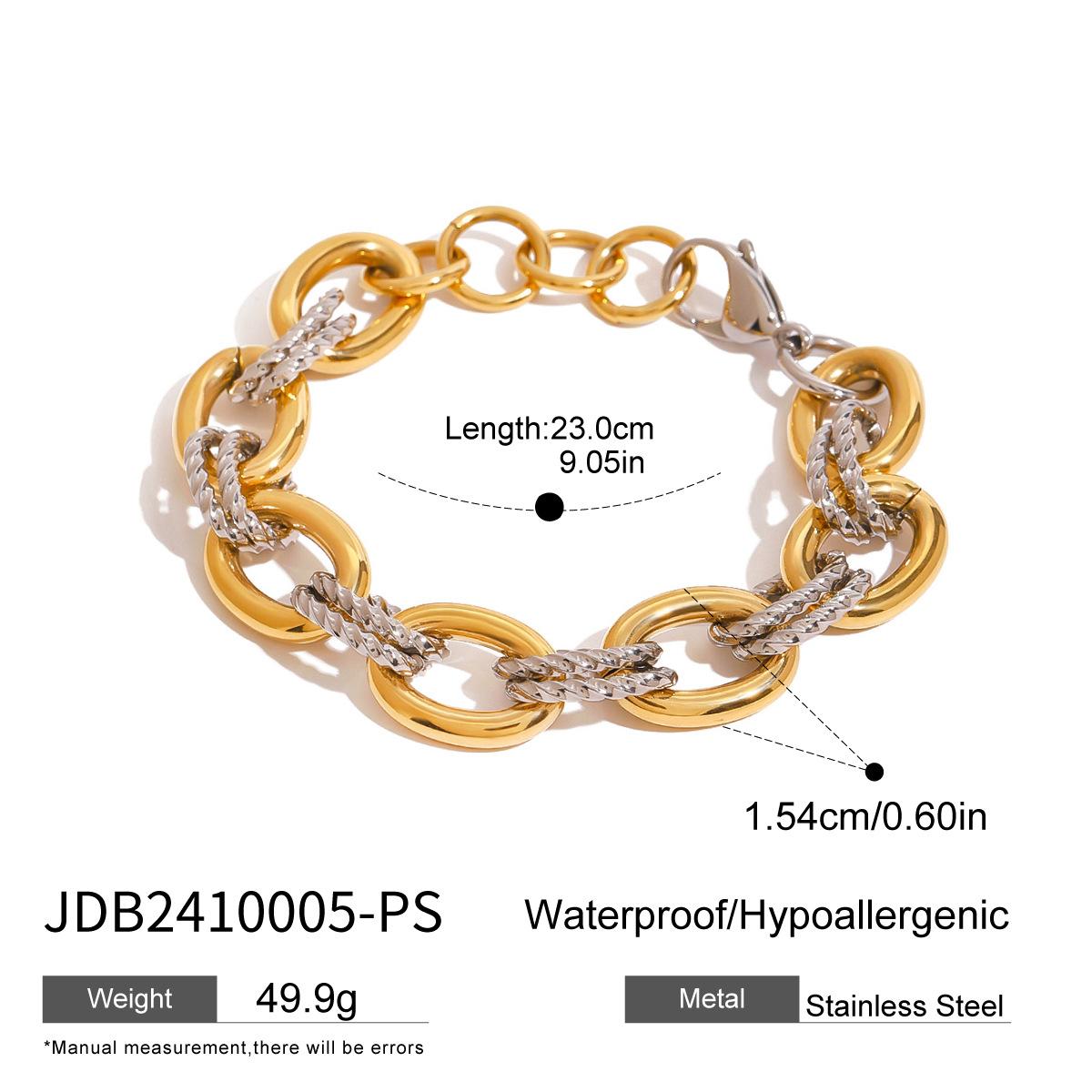 Браслет JYL TS Цветные звенья зажигают страсть и креативность JDB2410005-PS испанские виридийский