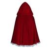 Vintage Halloween Hooded Cloak Lace-up Cosplay Costume Creative Gift Overcoats
