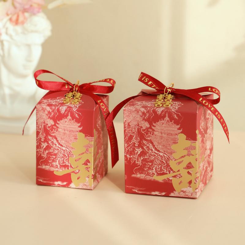 2025 Wedding Favor Candy Gift Boxes - Empty Niche Candy Bags