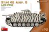 Miniart StuH 42 G Late Production Plastic Model MA72120 1/72 Ausf. (Tank)