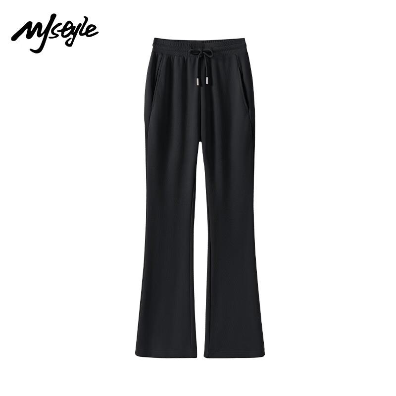 MJ STYLE Women's Slim Fit Flared Pants