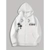 Y2K Gothic Fashion Printed Zipper Hoodie, a Fashionable Street Fashion Zipper Hoodie Suitable for Casual Occasions
