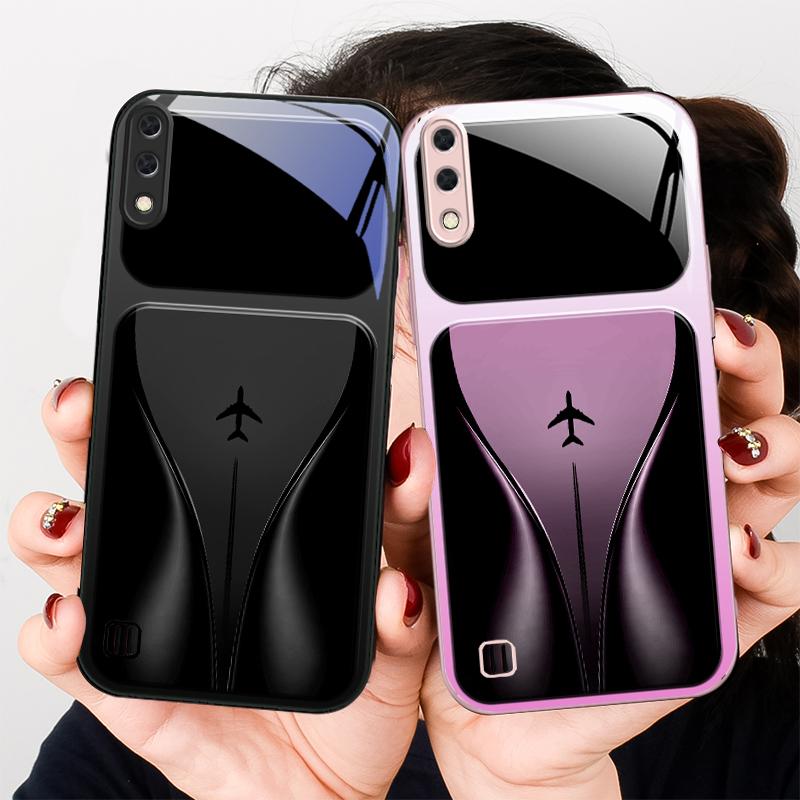 Aircraft In Gradual Flight For Samsung A01 02 03 Core 04 05 06 10 12 13 14 5G 15 16 M02 12 Note 8 9 10 20 Glass Ultra Phone Case