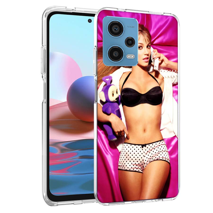 

B-Britney Spears Singer Phone Case For Redmi Note 13 12 14 15 Pro Plus 13R 11 11T 11E 11S 10 Pro 10S 9 9S Cover Cell Clear TPU C Redmi Note 13 Pro 4G