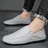 22 Four Seasons New Light Linen Solid Color Casual Doudou Shoes Lazy Breathable Flat Bottom Tide Love