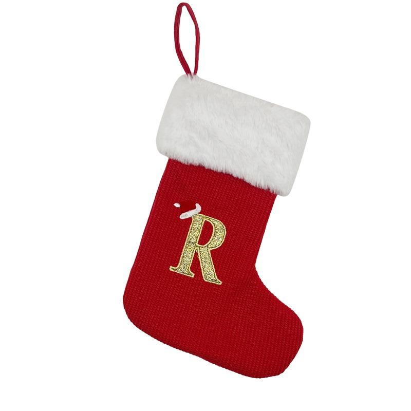 Christmas Alphabet Knitting Socks Christmas Tree Ornaments Christmas Decorations For Home 2025 Navidad Noel 2025Xmas Gift