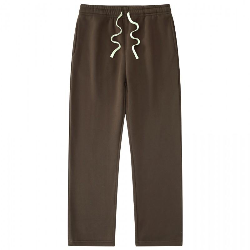 Set Tuta con Felpa con Cappuccio Foderata in Pile e Pantaloni Jogger Autunno Inverno 2025 Unisex Oversize Casual Tinta Unita