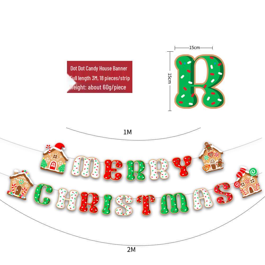 Birthday & Holiday Fishtail Bunting Banner for Parties