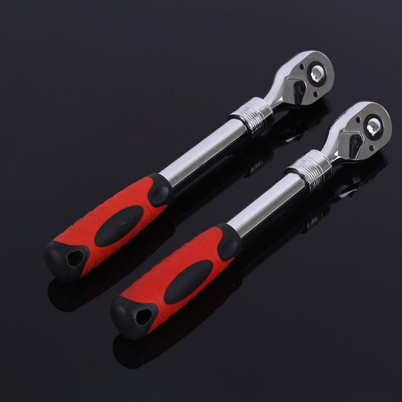 72 Tooth Adjustable Socket Ratchet Wrench 1/2 1/4 3/8 inch Extendable Socket Spanner Torque Wrench Quick Release