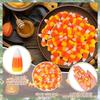 Premium-50 PCS Halloween Resin Candy Corn As Shown Resin Fall Faux Fake Corn Scrapbooking Embellishments