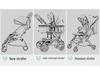 Dual Child Stroller Auxiliary Pedal - Convenient Travel Solution for Two Kids