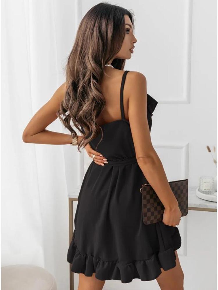 Sexy Fashion Spaghetti Strap Comfortable Dress Lightweight High Recognition Elegant with Flattering Chic Bodycon Dress for Summer Daily