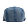 Ripped Denim Beret Men's and Women's Fashion Washed Cotton Old Cap Spring and Autumn Painter Forward Hat Retro