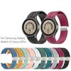 Original Silicone Band for Samsung Watch 4/5 Pro 40mm 44mm 45mm Strap Magnetic Folding Buckle for Galaxy Watch 4 Classic 42 46mm Accessories