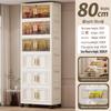 Portable Multi-Layer Folding Storage Cabinet for Kitchen and Living Room