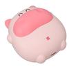 Electric Hand Warmer USB Rechargeable Mini Cartoon Portable Lamp Electric Hand Heater for Winter Pink