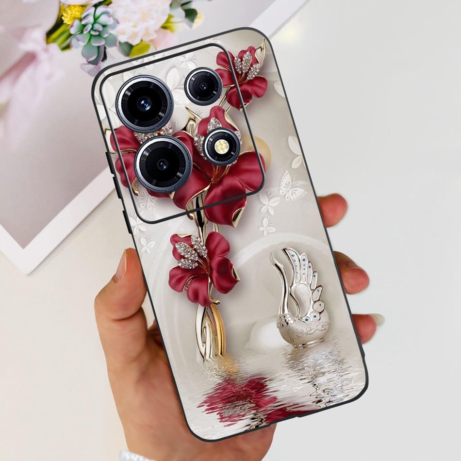 For Infinix Note 30 VIP 2023 Case X6710 Fashion Elegant Painted Soft Silicon TPU Phone Back Cover For Infinix Note30 VIP 30VIP