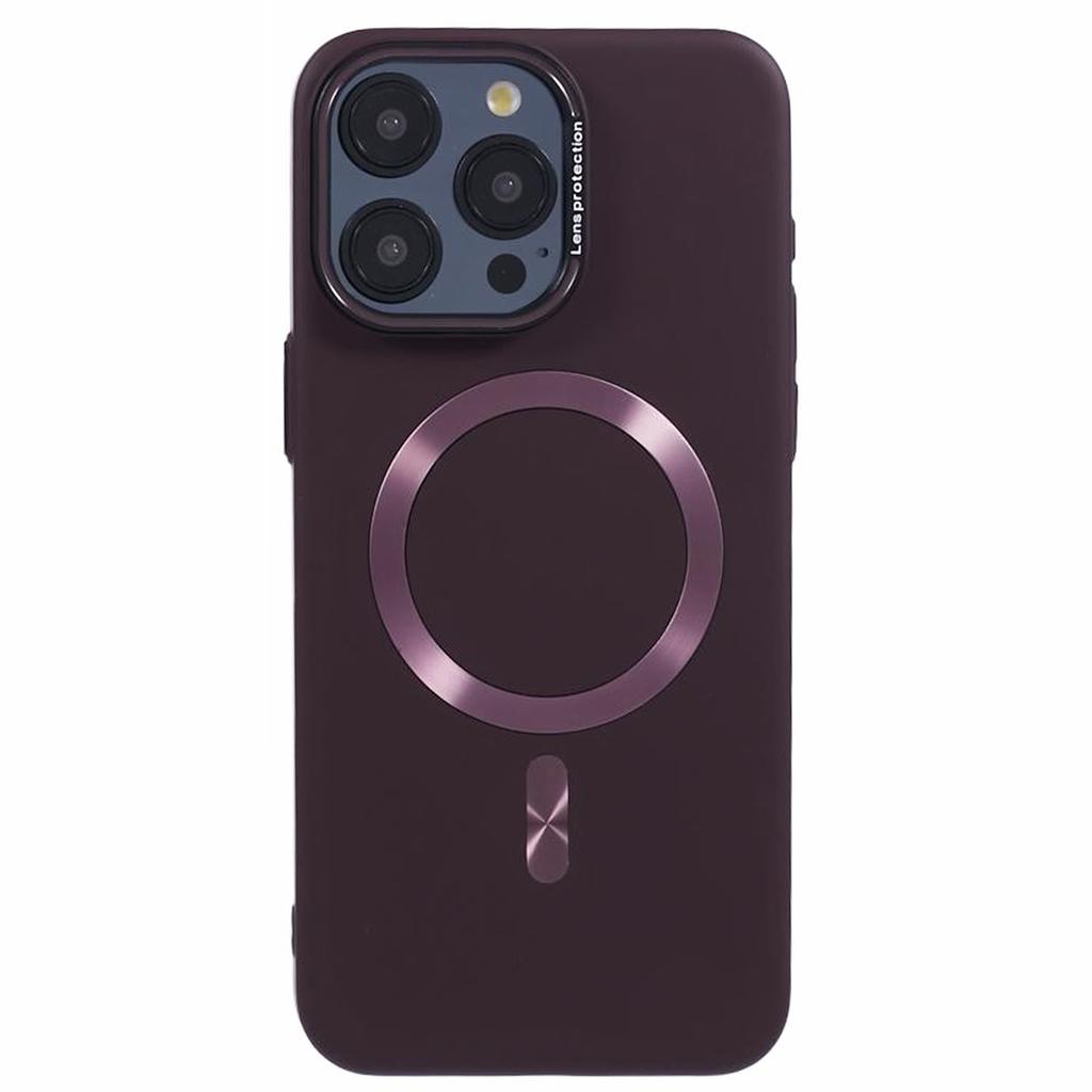 MMKK Series for iPhone 14 Pro Cell Phone Case Rubberized Magnetic PC Cover Compatible with Magsafe