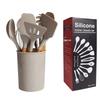 ZISIZ Dotted Silicone 12-Piece Kitchen Utensil Set