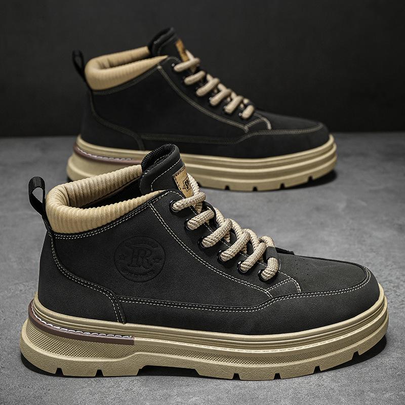 A 2025 workwear boot Men's 2025 new autumn labor insurance leisure outdoor mountaineering Martin boots