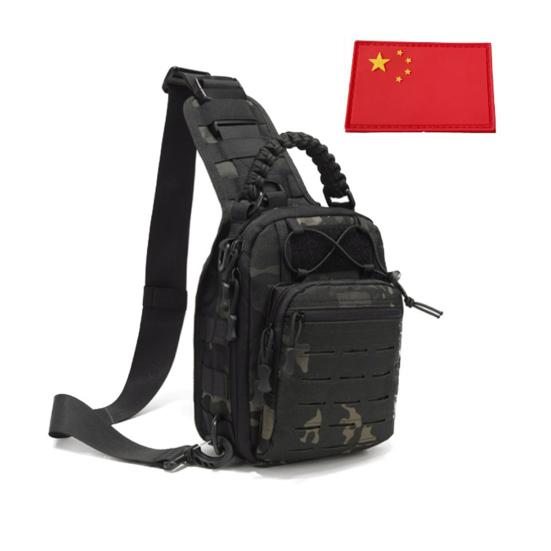 

Міцний тактичний рюкзак. Міцна система плетеної ручки, що витримує навантаження G