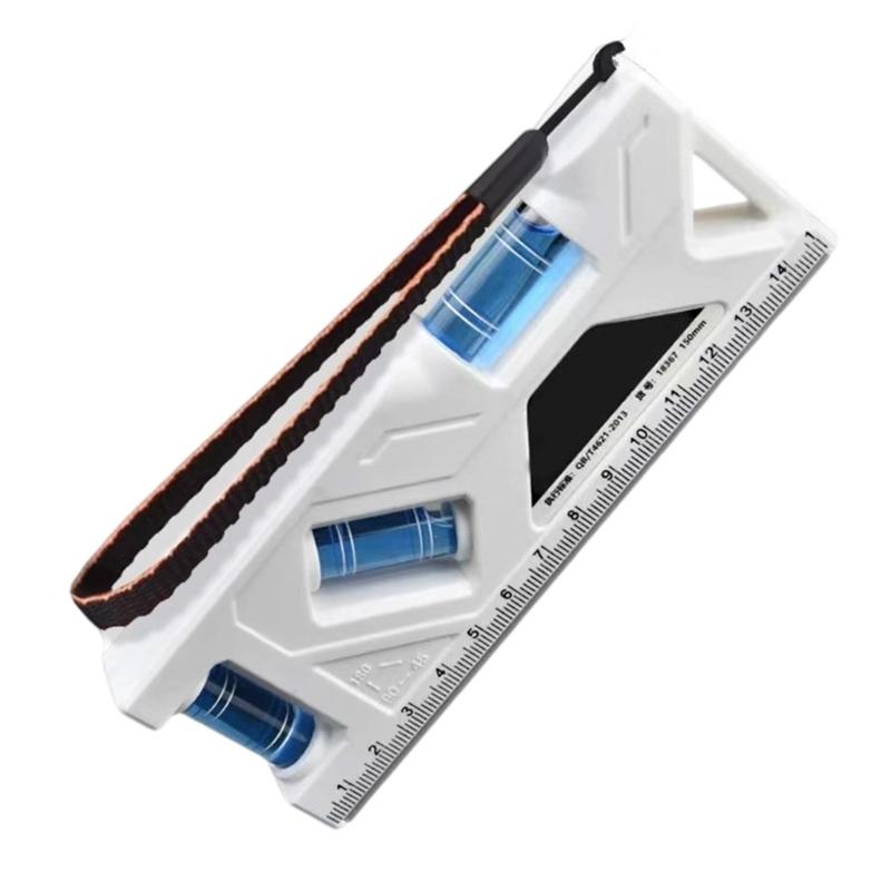 3 In 1 Small Magnetic Level Ruler Horizontal Vertical Measuring Leveling Tool Angle Finder for Household Applications