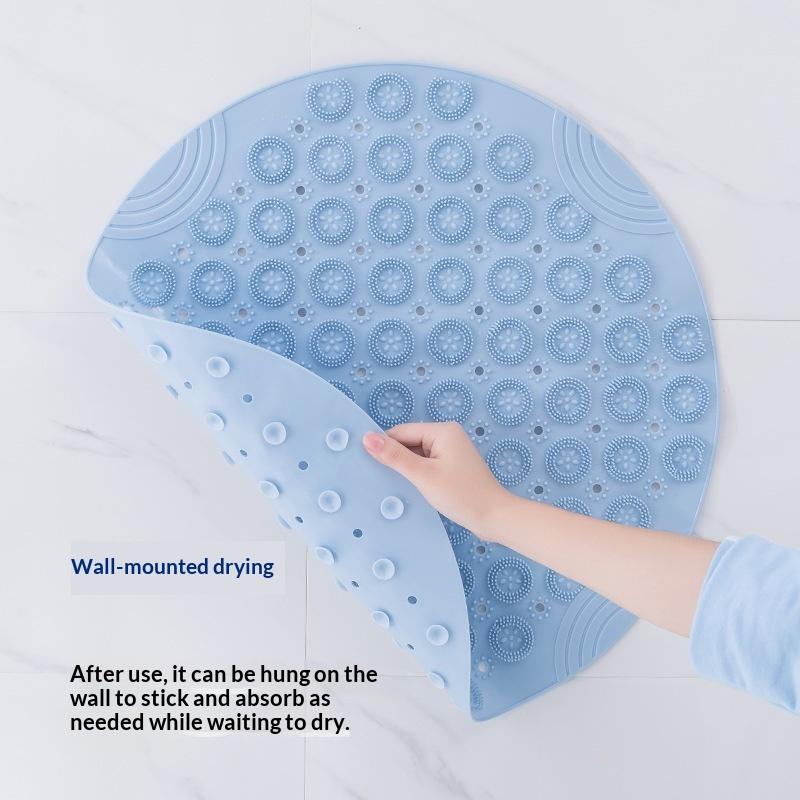 Household Non-slip Mat Bathroom Bath Massage Bathtub With Suction Cup Anti-slip Bath Mat Rug Home Bathroom Carpet Supplies