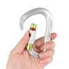 Edelrid HMS Bullet Permalock Carabiner ER73760 SI (Silver/FF/Men's, Lady's) [Used]