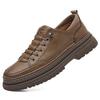 Men Casual Shoes Genuine Leather Business Office Oxford Shoes Outdoor Antiskid Wear-Resistant Running Sneakers Shoes