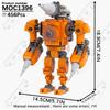 MOOXI Animeserie Skibidi Toalett Figurer Monitorfolk Lydmann Byggeklosser Modell MOC Kloss DIY Montessori Leke Barnegaver