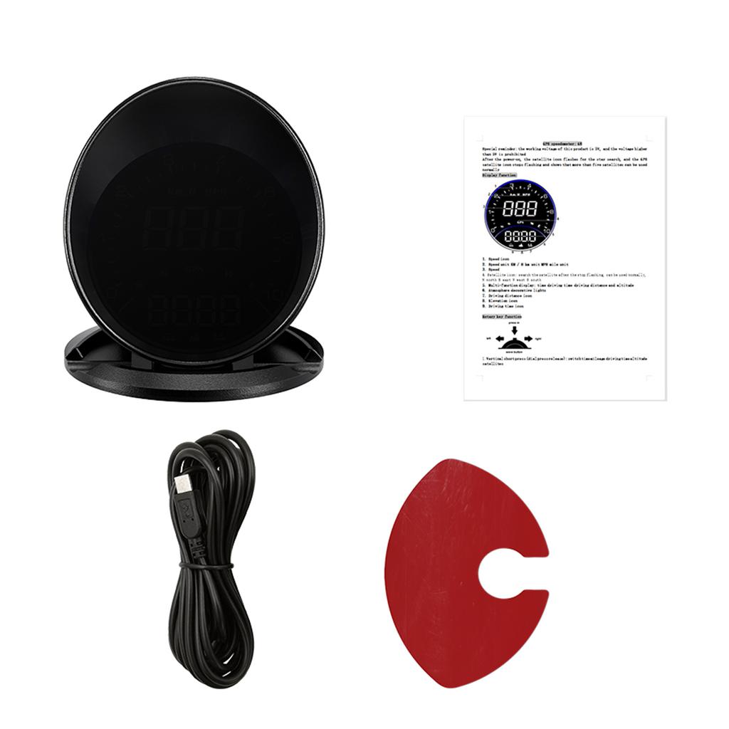 HUD Head Up Display Car OBD2 Overspeed Warning System Projector Windshield Electronic Speedometer Alarm