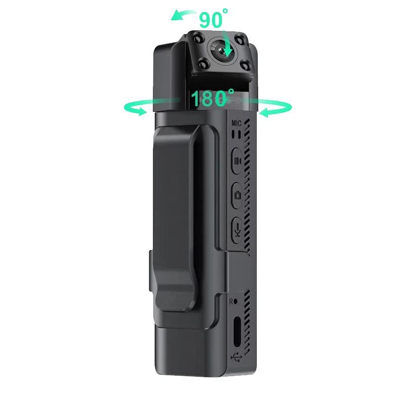 New 1080P Mini Body Camera with Wifi Hotspot Night Vision DVR Function Portable Miniature Camcorder for Digital Video Recording