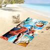 Son Goku Print Beach Towel, Large Soft Quick Dry Towel for Beach Camping Swimming