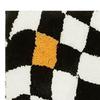 Checkered Doormat Anti Skid Black White Grid Cute Door Mat for Bathrooms Kitchens Living Rooms
