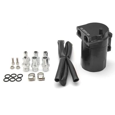 2 Port Design Oil Catch Tank 300ml Capacity Baffled Oil Can Universal Oil Reservoir  Engine System