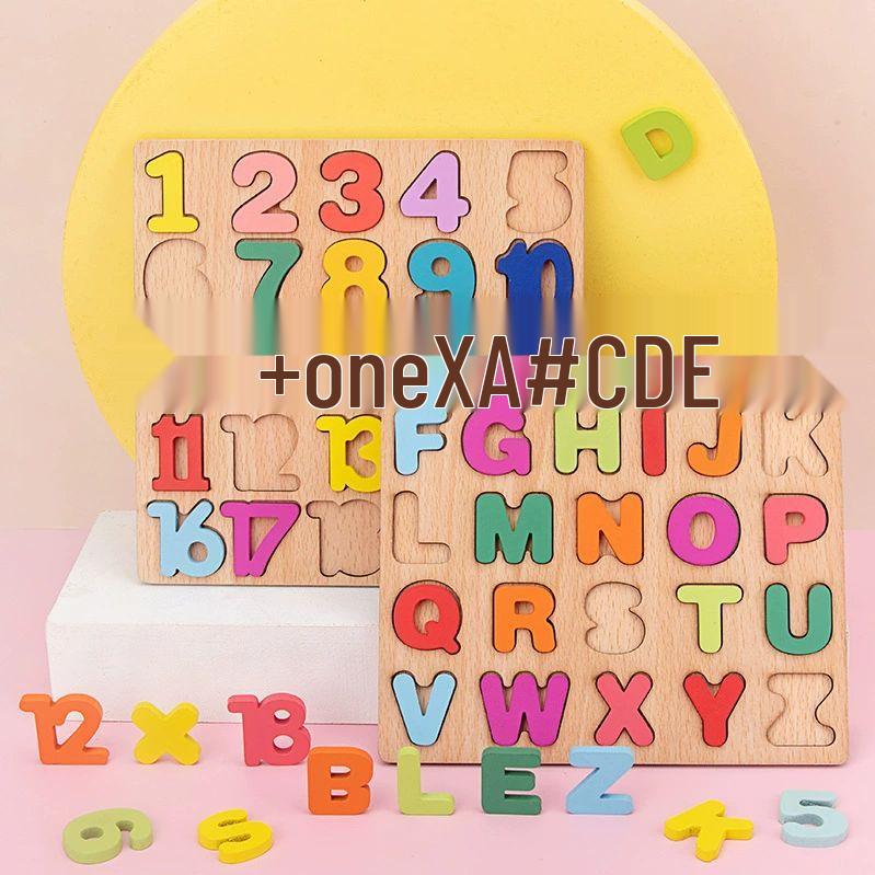 Children's Alphabet Puzzle: Digital Jigsaw Blocks for Toddler Learning, Matching, and Education