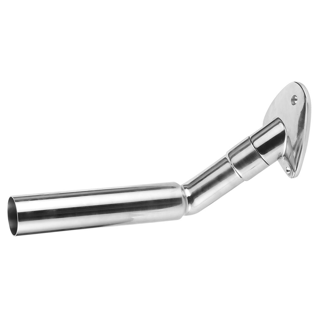 Fishing Rod Polished Holder Outrigger with Deck Mount Marine Yatch Pole Stainless Steel Hold Pipe Tube 40mm