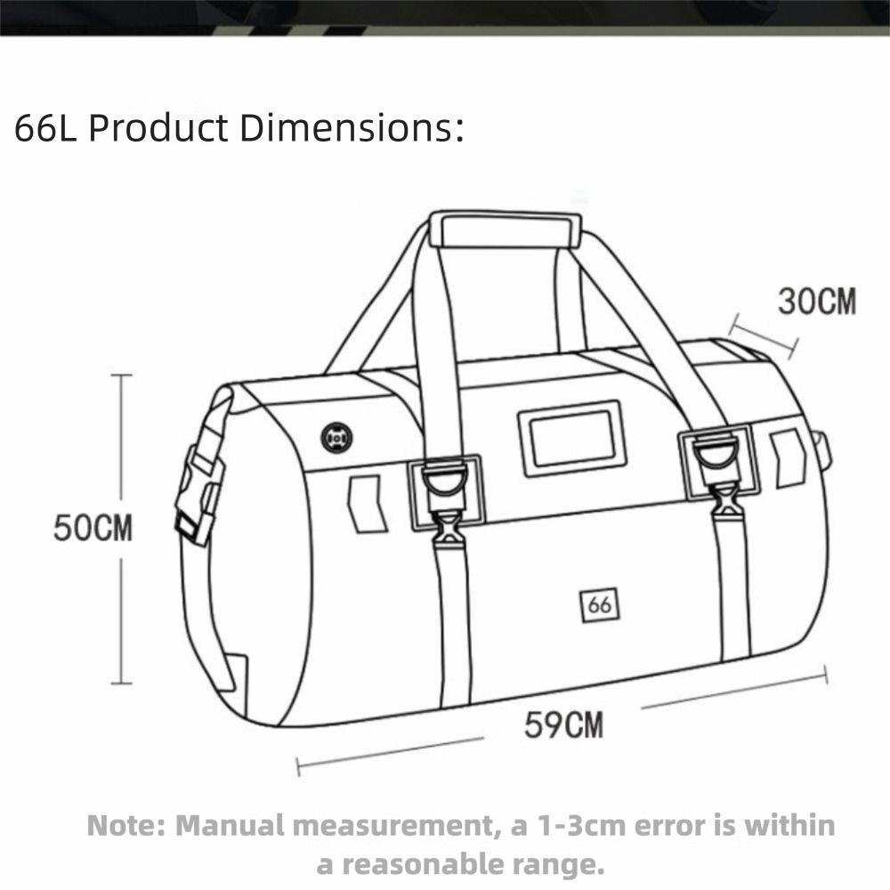 High-capacity Dry Bags Waterproof Durable Motorcycle Seat Bag Waterproof Tail Bag Travel
