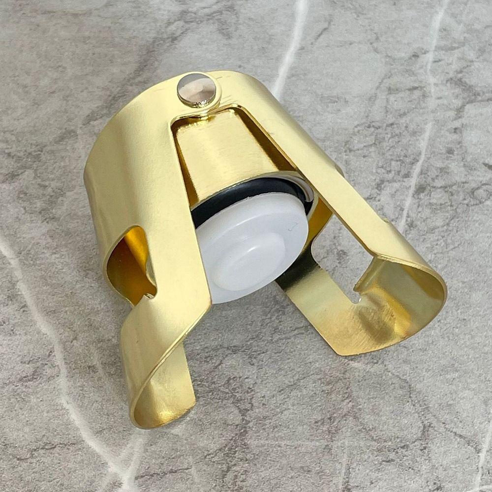 Funkelnder Prosecco Kleine Werkzeuge Wein-Wiederverschließer Flaschenverschluss Champagnerverschluss Verschließstopfen