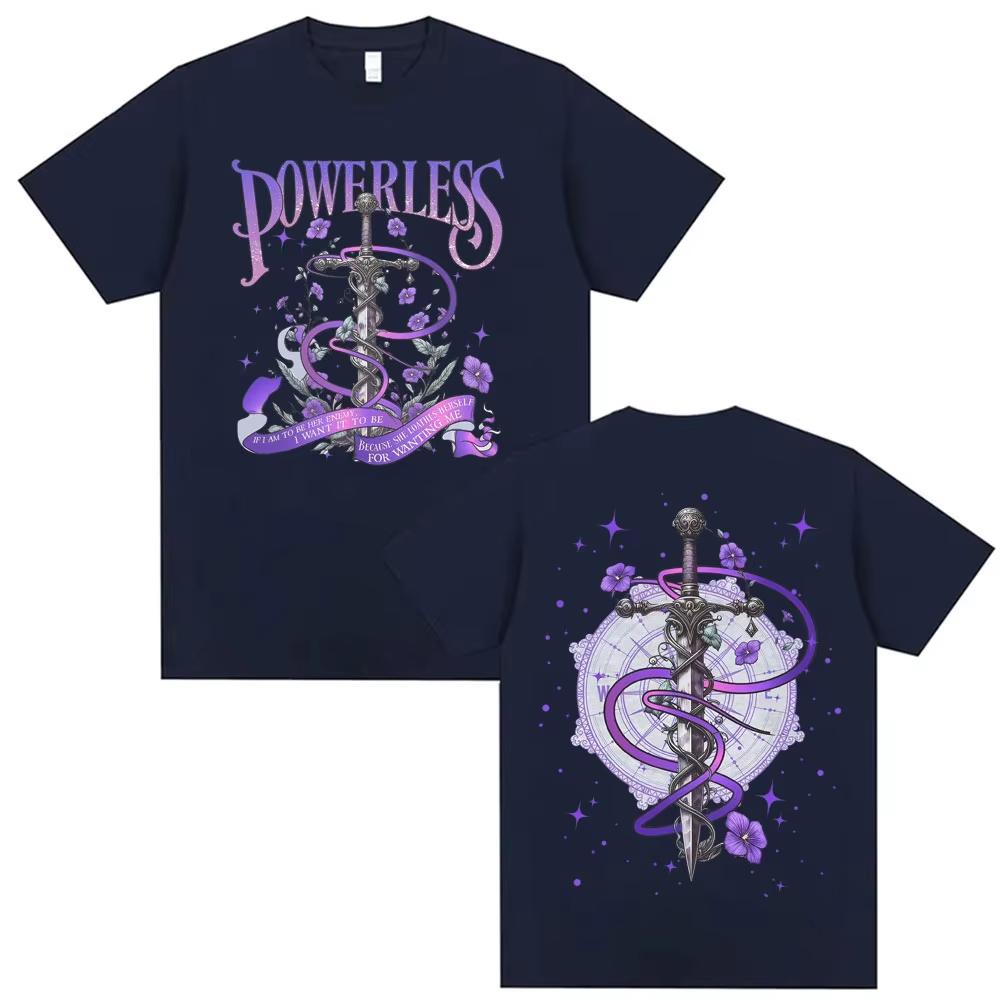 Powerless Kai Azer Book Graphic Tshirts Gift for Men Womens Fashion Aesthetic Clothing T Shirt Casual Cotton Short Sleeve Top