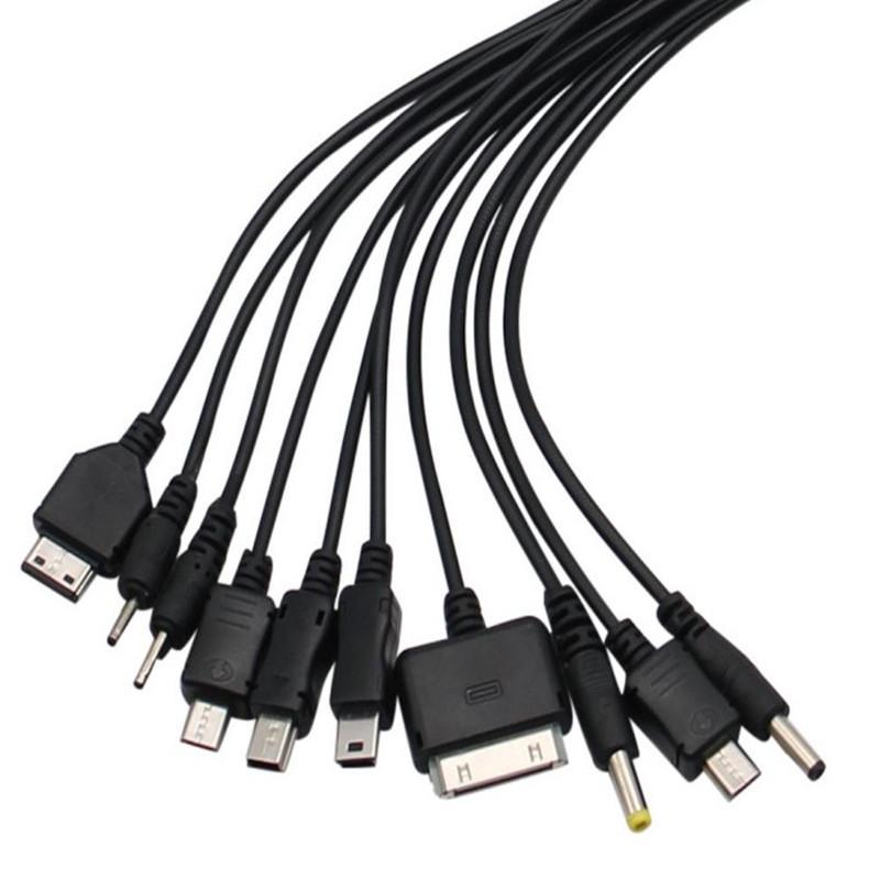 10-in-1 Multi-Functional Charging Cable for Apple, Huawei, Type-C, and Android Devices