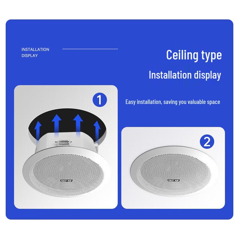 SAST D30 Wireless Bluetooth Ceiling Speaker System CN Plug (adapter Included)