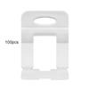 100pcs 1/1.5/2/2.5/3mm Leveling Wedges Tile Level Spacers Clips Floor Tile Tool