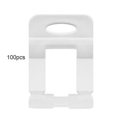 100 peças Cunhas de Nivelamento 1/1,5/2/2,5/3mm Espaçadores de Nível para Azulejo Clips Ferramenta para Piso