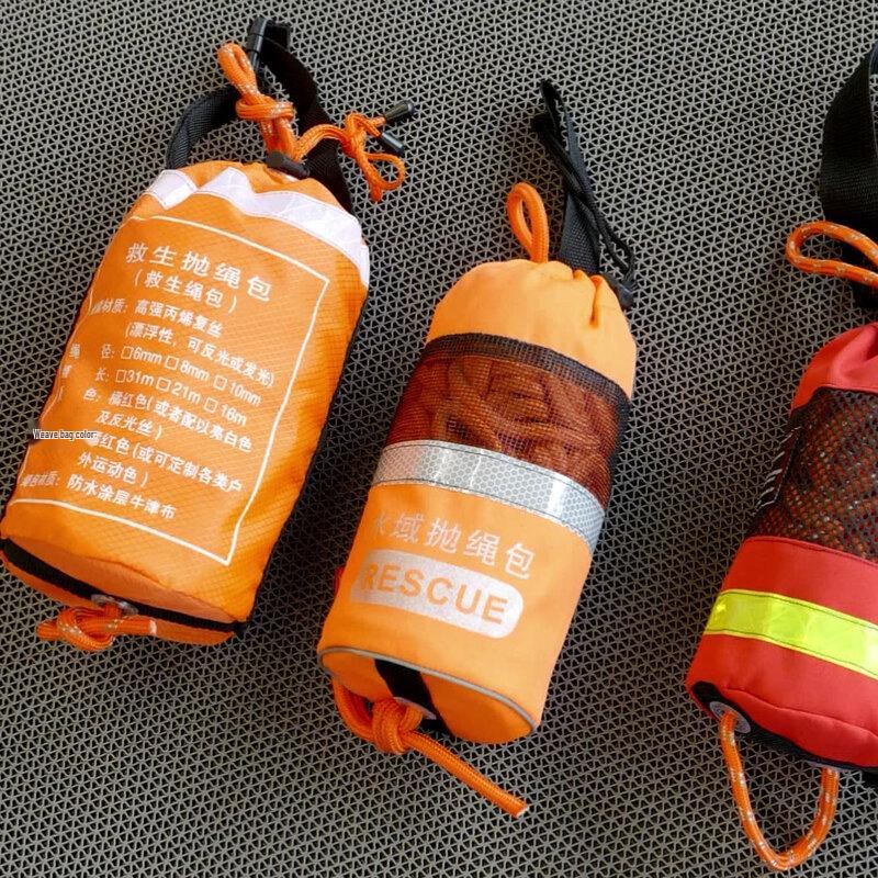Bosente Fluorescent Floating Water Rescue Throw Rope Bag